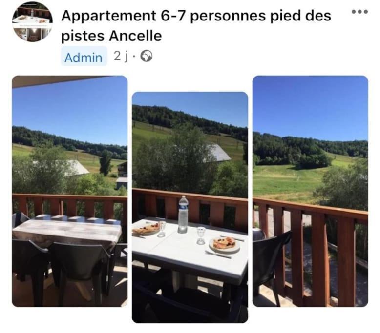 Appart Tres Ensoleille 5-6 Pers Au Pied Des Pistes Ancelle Exterior foto